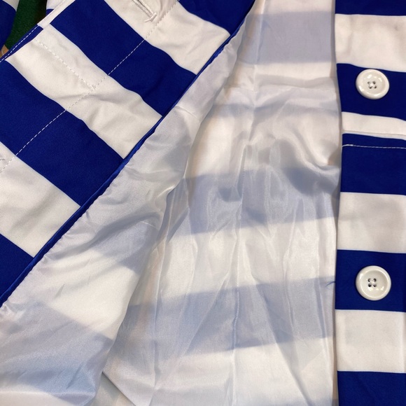 Cynthia Rowley NWOT Nautical Striped Trench Coat! - Picture 6 of 10